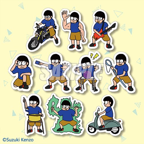 けんぞうさん描き下ろし！ステッカー